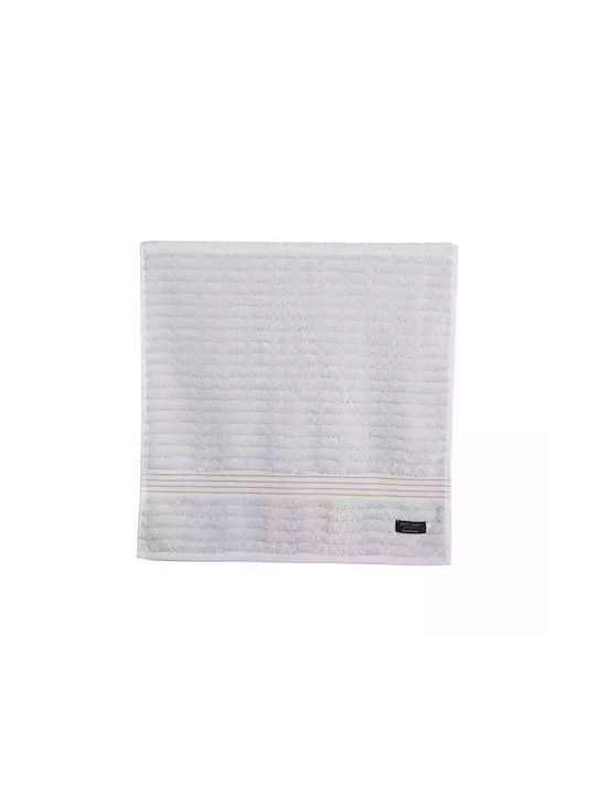 Nef-Nef Homeware Πετσέτα Προσώπου Elgyn 50x100εκ. Off White Βάρους 600gr/m²
