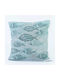 Borea Sofa Cushion Pattern 82 100% Cotton White 45x45cm