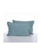 Nef-Nef Homeware Feraggio Σετ Μαξιλαροθήκες με Φάσα Petrol 52x72εκ.