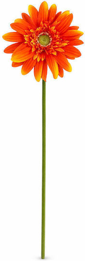 Koart Margarita2 Orange Artificial Flower Real Touch 65 cm 1 piece