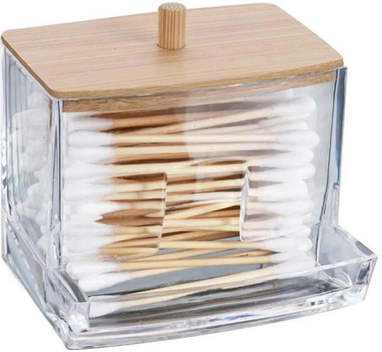 Koopman Badezimmerbox mit Baumwolle Transparent