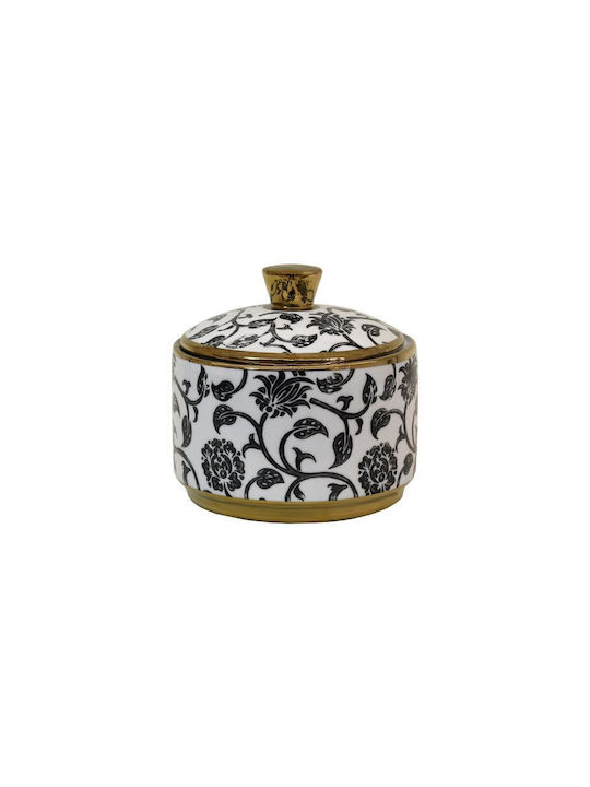 Fylliana Decorative Vase Fl2296 Black 13x13x13cm