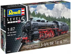 Revell Model Set Express Train Locomotive S3-6 Br18with Tender Scale 1:87 62168 Revell Model Set Express Train Locomotive S3-6 Br18with Tender Scale 1:87 62168