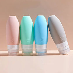 Set aus 4 Silikon-Reiseflaschen 90ml 4 Stück 10omo03 Set aus 4 Silikon-Reiseflaschen 90ml 4 Stück 10omo03
