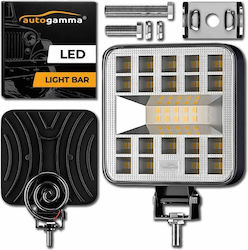 Προβολέας Εργασίας Τετράγωνος Mini 7-f 29 Led 9-40 Volt 90w 9000lm 6500k Lεdβαr-003 1 Τεμάχιο