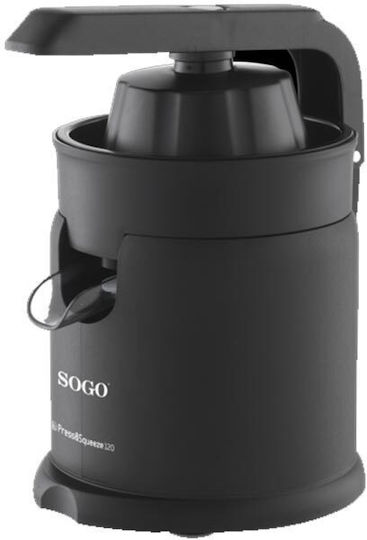 Sogo Elektrischer Entsafter 120W mit einer Kapazität von 250ml Schwarz