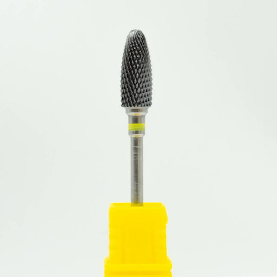 Nailp Professional Freze pentru unghii cu roată ceramică cu formă de flacără Galben