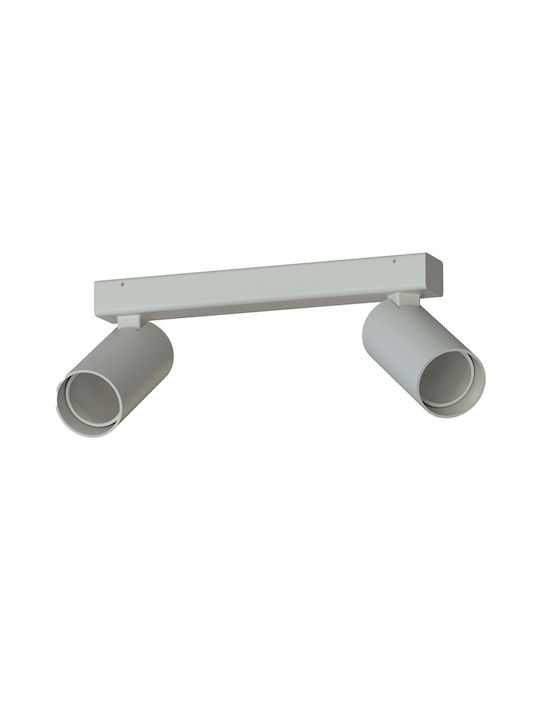 Nowodvorski Double Spot with Socket GU10 in Gray Color