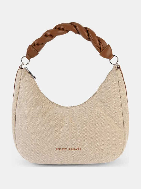 Pepe Moll Damentasche Schultertasche Beige