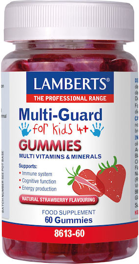 Lamberts Multi-Guard Πολυβιταμίνη για Παιδιά 4-14 ετών Φράουλα