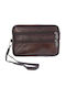 Leder Herrentasche Handtasche Braun