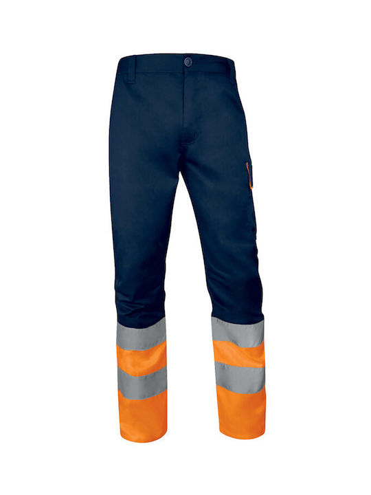 Delta Plus Reflectorizant Pantaloni de Lucru Portocaliu