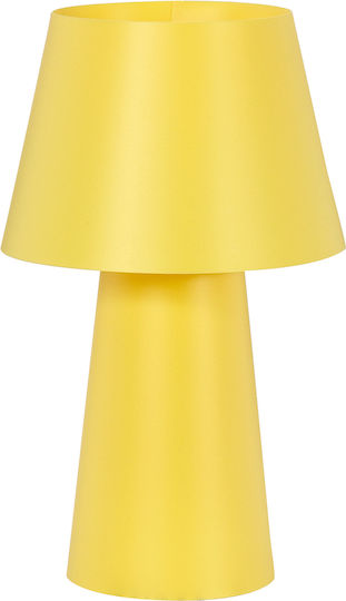 Gallis Dekorative Lampe mit Fassung für E14 Lampe Gelb