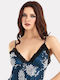 Moongirl Зимна Сатен Babydoll Blue Elegant