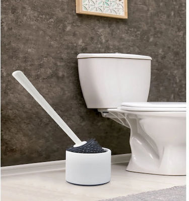 Femmit Modern Bathroom Toilet Brush Silicone Holder White Femmit Modern Bathroom Toilet Brush Silicone Holder White