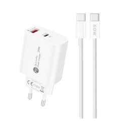 Hurtel A6MaxL 20W με Καλώδιο USB-C - USB-C
