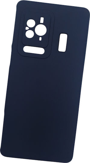 Naxius Umschlag Rückseite Silikon 1.8mm Schwarz (Realme 5 Pro)