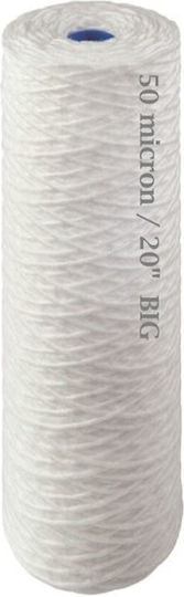 Atlas Filtri Water Filter Cartridge Central Water Filtration System 20" Fa 20 Big Sx 50 Micron