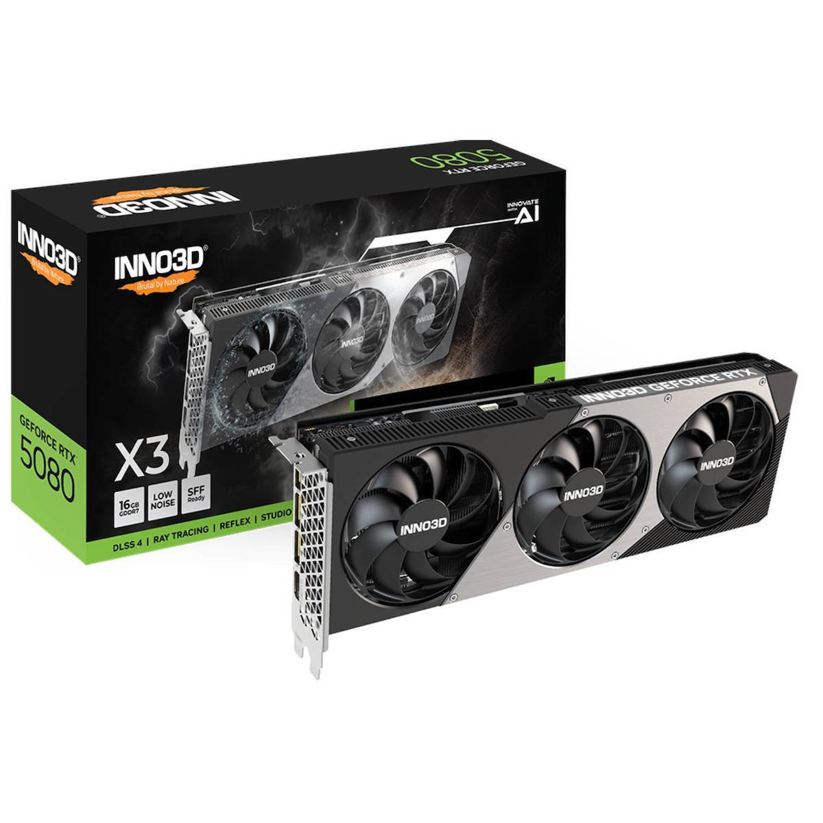 Inno 3D GeForce RTX 5080 16GB GDDR7 X3 Κάρτα Γραφικών