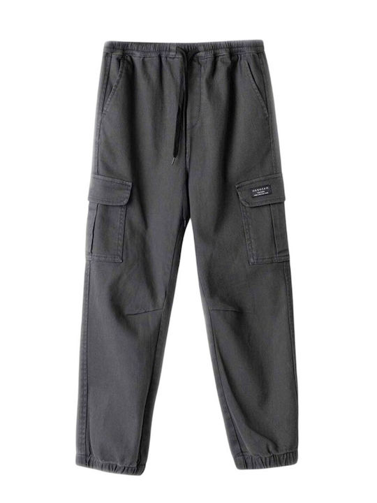 Pantaloni Cargo pentru Copii Cărbune de lemn