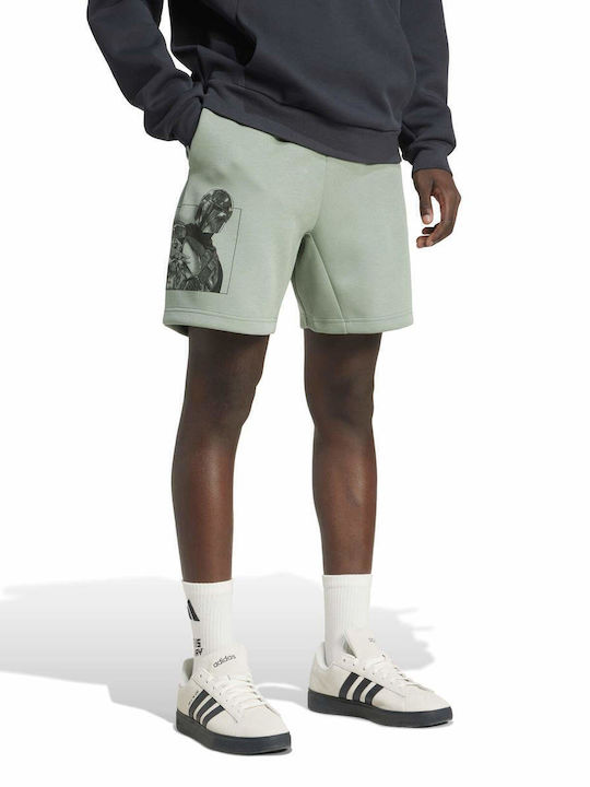 Star Wars Mandalorian Herrenshorts Silver Green
