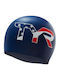 Σκουφακι Tyr Usa Silicone Adult Fit Navy