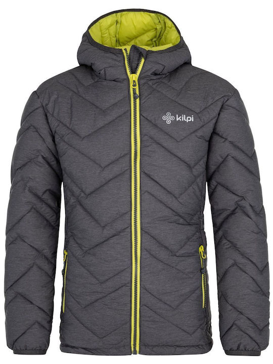Kinder Freizeitjacke mit Kapuze Dark Grey