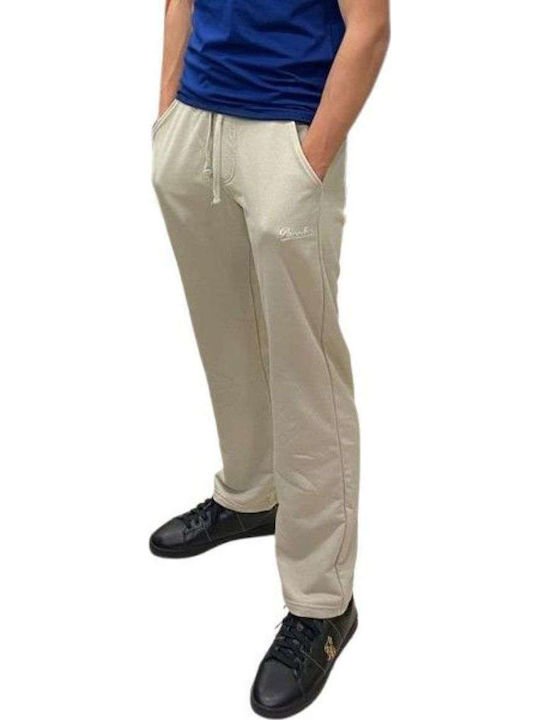 Paco & Co Jogginghose ohne Gummizug Beige