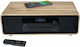 Thomson Ηχοσύστημα 2.0 MIC300IDABBT 60W με CD / Digital Media Player και Bluetooth Καφέ