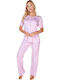 Kare Design Winter Damen Pyjama-Set Purple