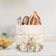 Brotkorb aus Baumwolle 16x21cm Club Cotton Vinca Hasen