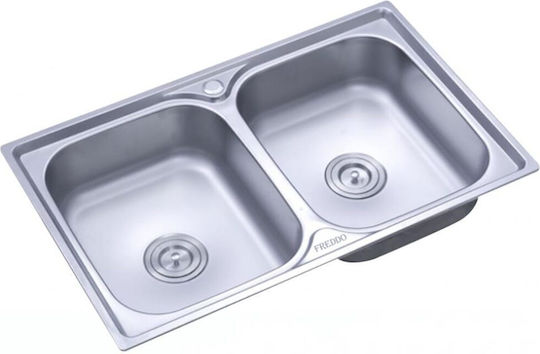 Freddo Ένθετος Inox Μ78xΠ48cm Ασημί Freddo Ένθετος Inox Μ78xΠ48cm Ασημί