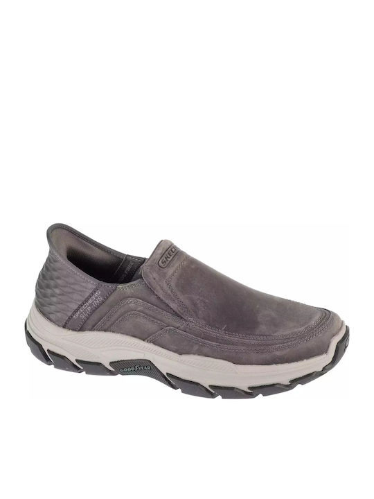 Skechers Respected Men's Slip-Ons Gray
