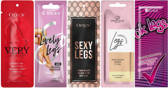 Set 5 Types of Leg Bronzers 2 Pieces Each