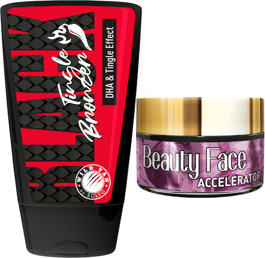 Wild Tan Schwarzer Tingle Bronzer Tingle-Effekt + Beauty-Gesichtscreme