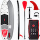 Bike Toys Φουσκωτή Σανίδα SUP / Kayak με Μήκος 3.2m Γκρι