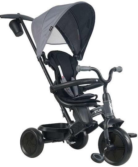 Q Play Elite Platinum Convertible with Parental Handle 6 in 1 for 10 Months Gray