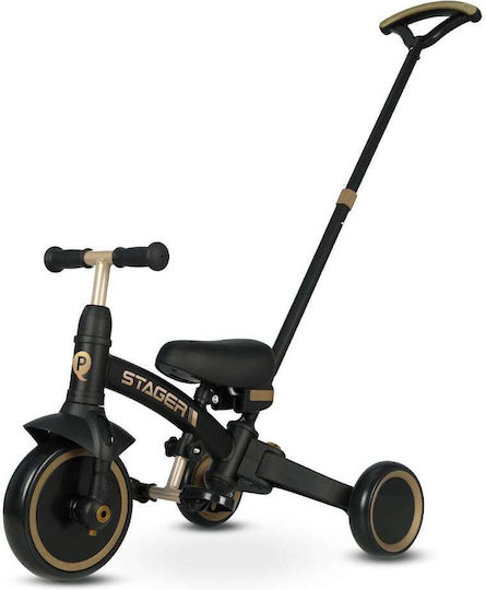 Q Play Stager Convertible with Parental Handle 3 in 1 for 2+ Years Black