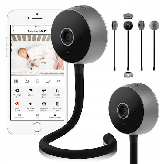 Lionelo Babyline Smart Wireless Baby Monitor Camera & Audio , with Two-way Communication & Lullabies