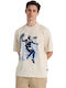 Hoops Graphic Sportliches T-Shirt Beige