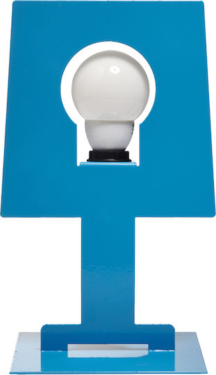 Gallis Dekorative Lampe mit Fassung für E14 Lampe Hellblau