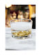 Aromatische Kerze Glas Φ 8,2 X 5,8 cm Gel Goldene Blätter