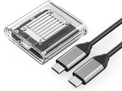 Orico M.2 SATA III NVME Hard Drive Case with Type-C Connectivity