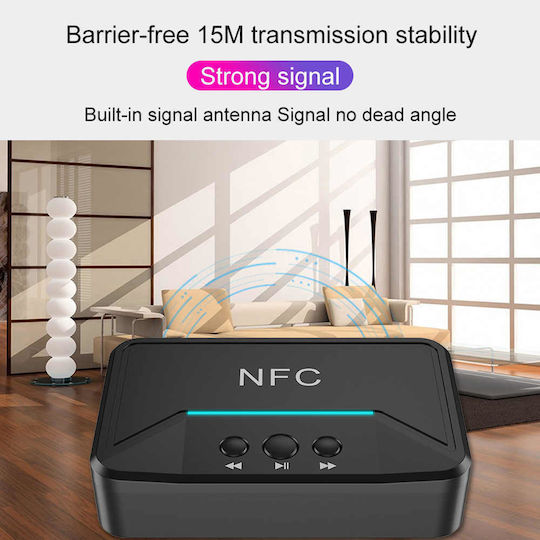 Acp Bt200 Bluetooth 5.0 Receiver 3.5mm Jack Output Port NFC