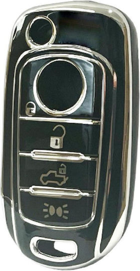 Protective TPU Car Key Cover for Fiat 3 Buttons