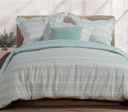 Nef-Nef Homeware Mosair Σετ 4τμχ 240x270εκ. Aqua