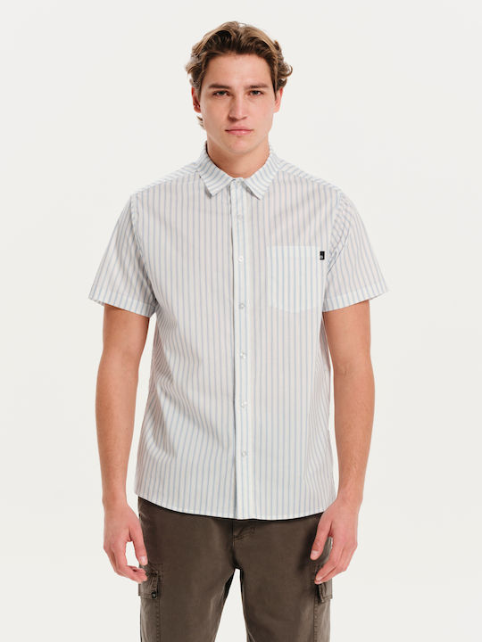 Emerson Short Sleeve Shirt Regular Fit Striped ...