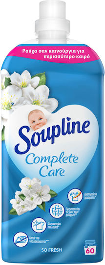 Soupline Омекотител Сгъстен Complete Care Цветя 60 бройки 1,26л
