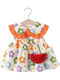 Floral Παιδικό Φόρεμα Αμάνικο Floral Floral