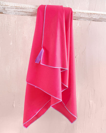 Rythmos Urban Πετσέτα Microfiber Σώματος Κόκκινη 160x90εκ.